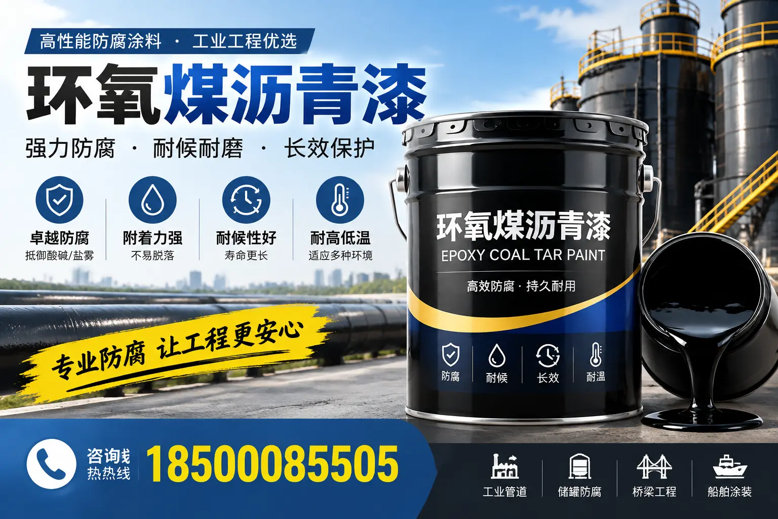 环氧煤沥青漆的施工方法与注意事项，确保在喀什顺利完成